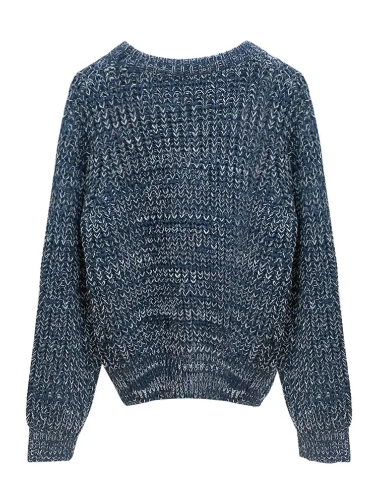 Chain Me Up Sweater -Blue