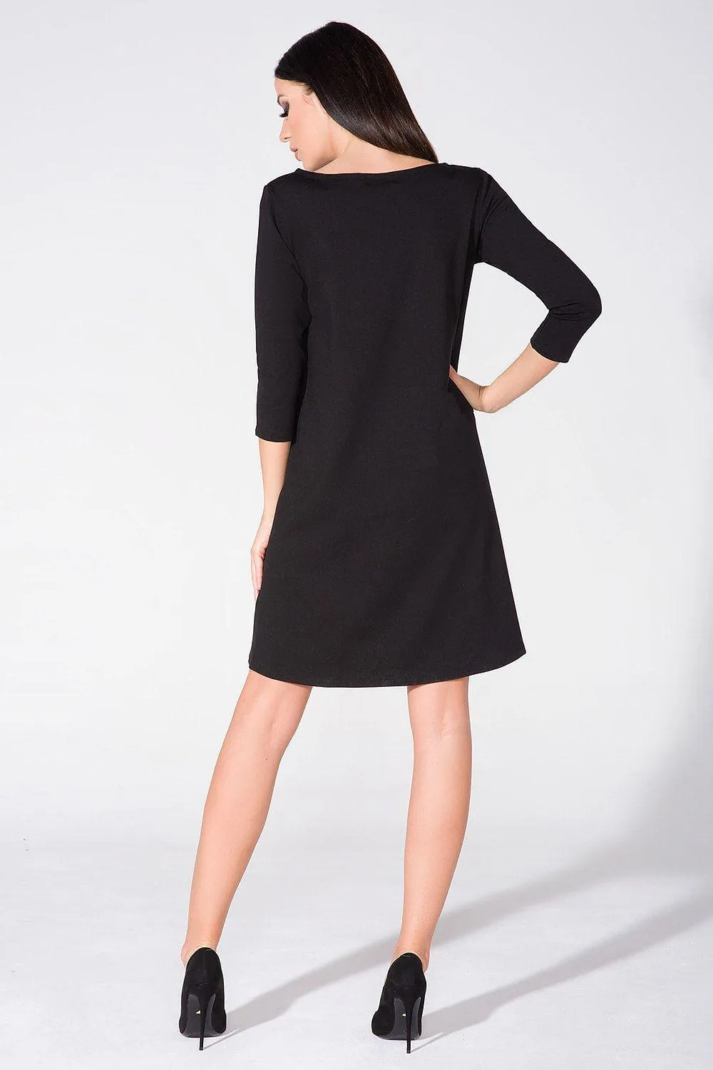 Chic Flared Daydress in Premium Viscose Blend by Tessita