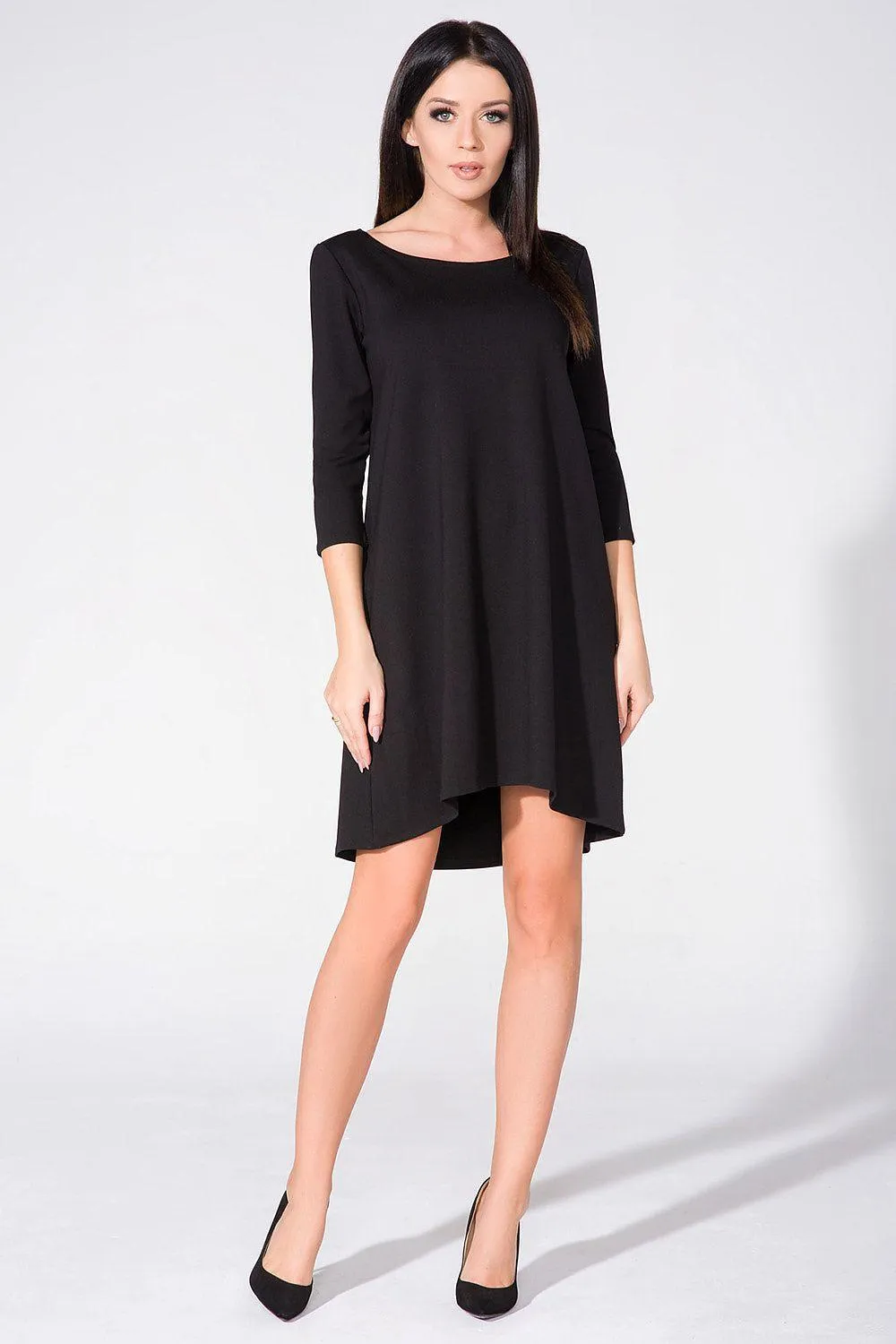 Chic Flared Daydress in Premium Viscose Blend by Tessita