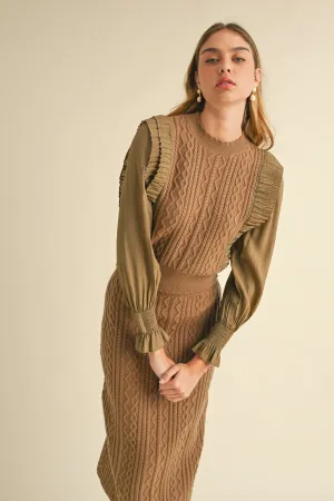 Coffee Cable Sweater