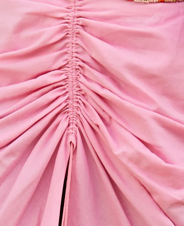 Corn Fiber Gathered Skirt