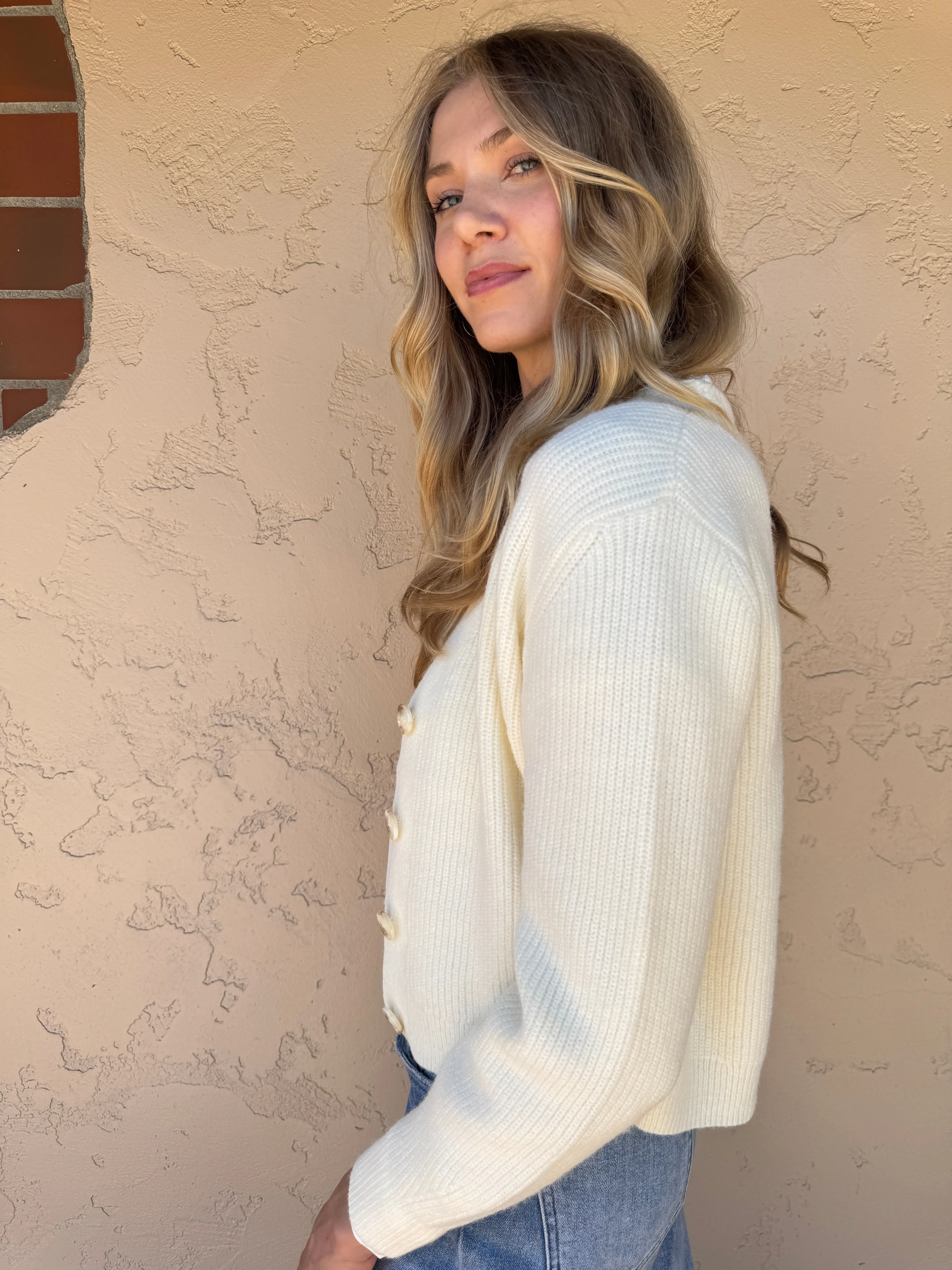Elena Short Sweater Cardigan