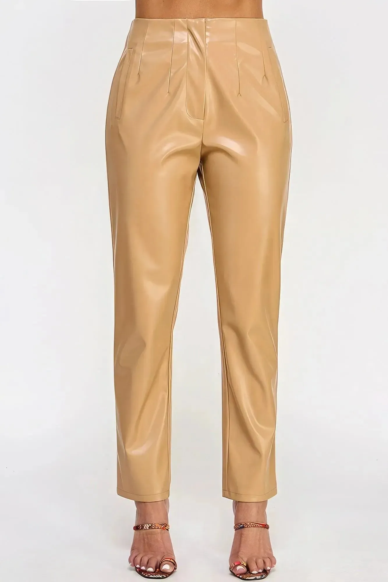 Faux Leather Pants