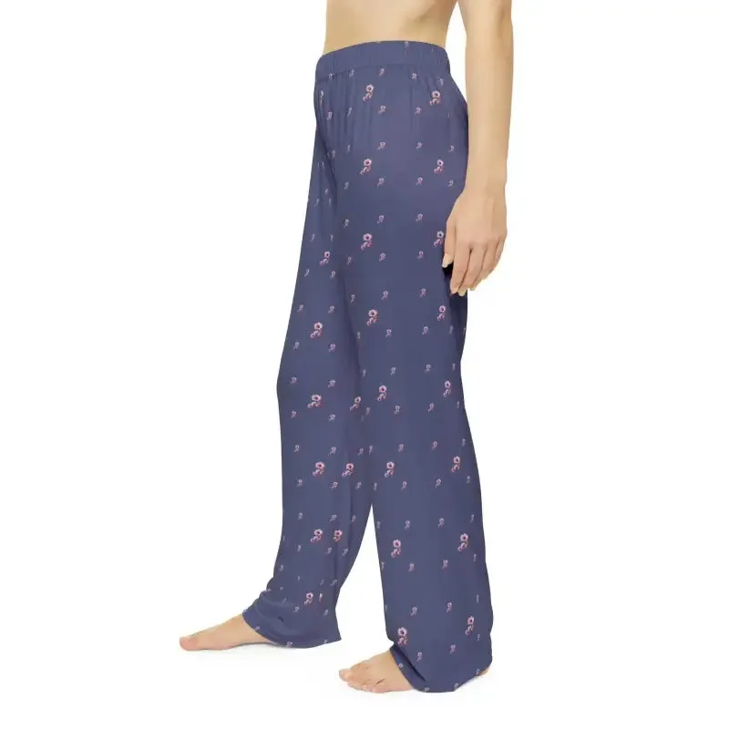 Floral Pattern Women's Pajama Pants