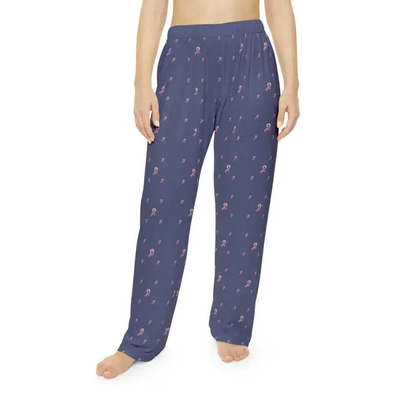 Floral Pattern Women's Pajama Pants