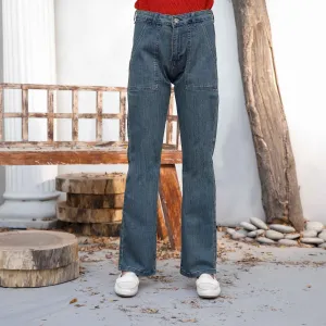 Green Denim pant PS9523
