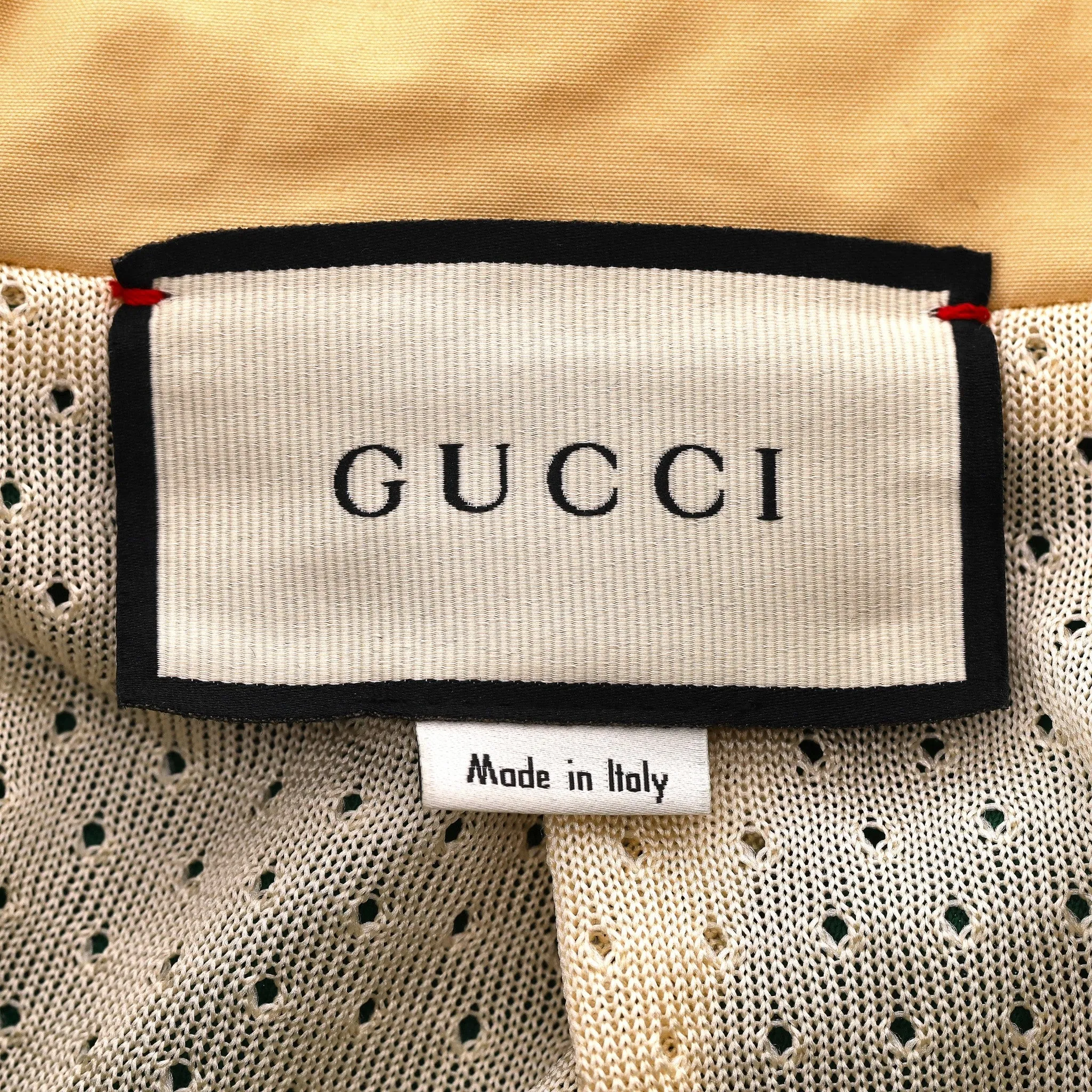 Gucci Technical Jersey 'GG' Track Jacket. Size M