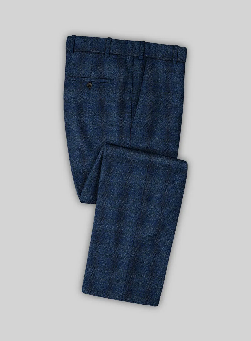 Harris Tweed Scot Blue Pants