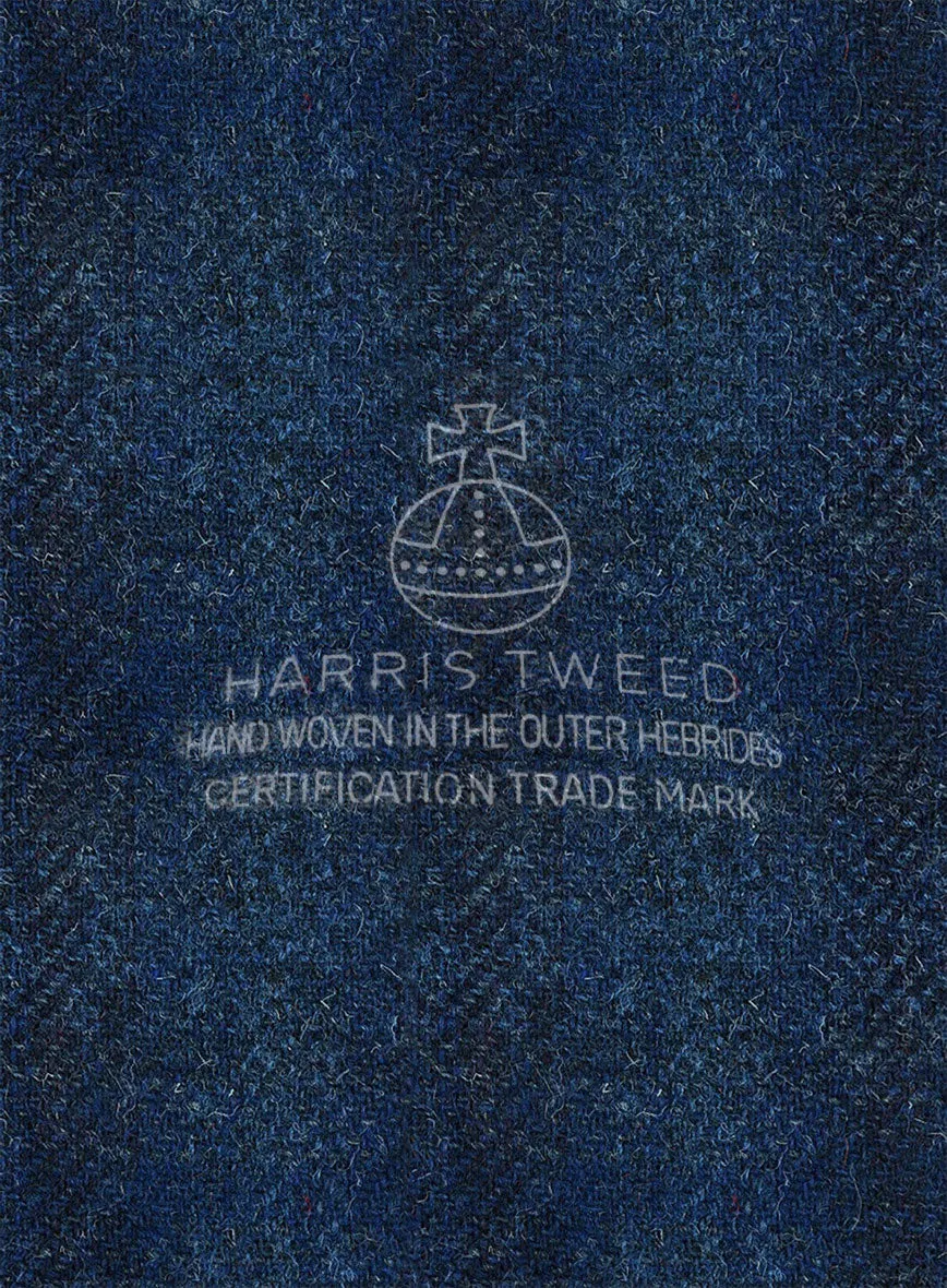 Harris Tweed Scot Blue Pants