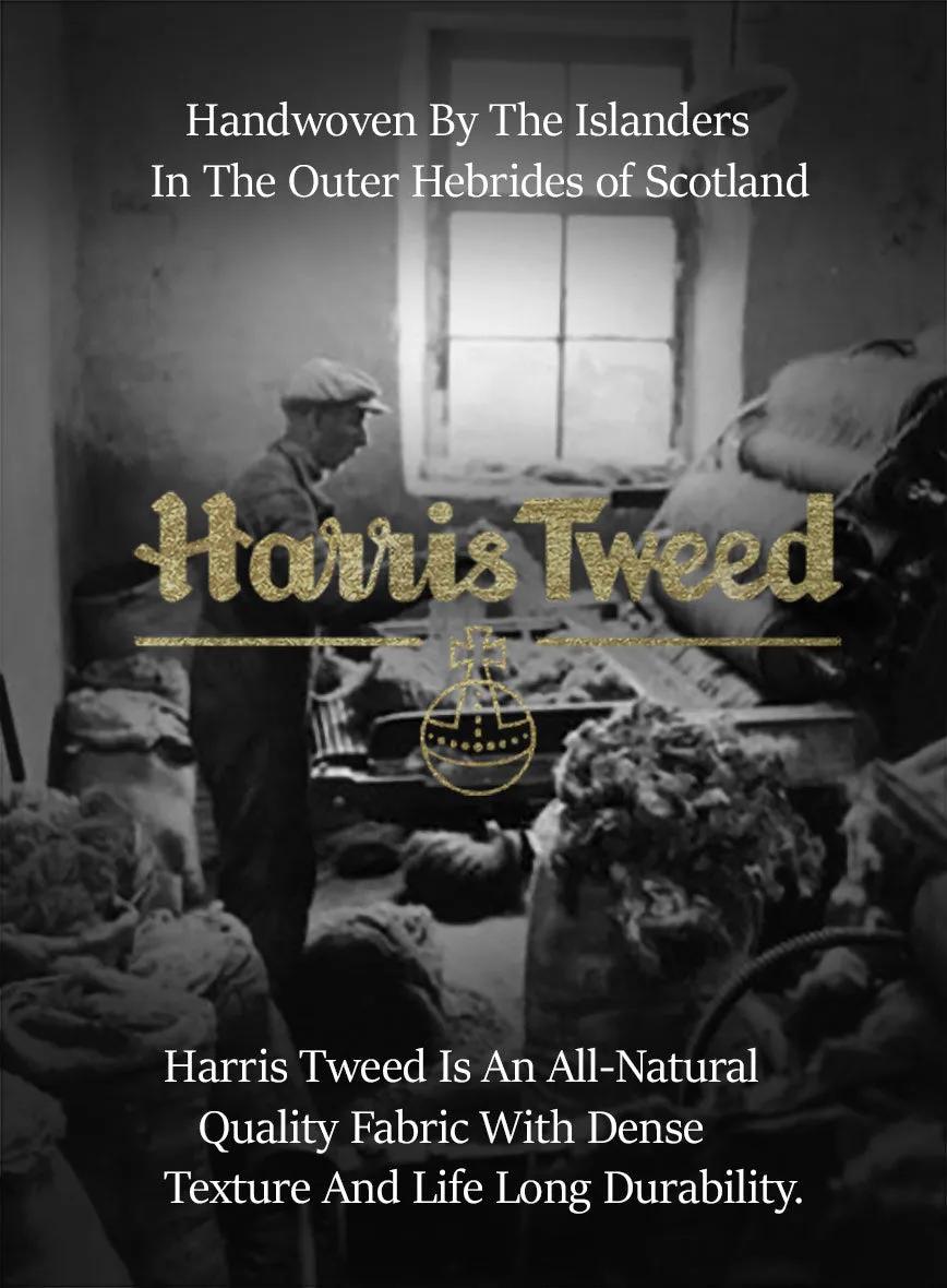 Harris Tweed Scot Blue Pants
