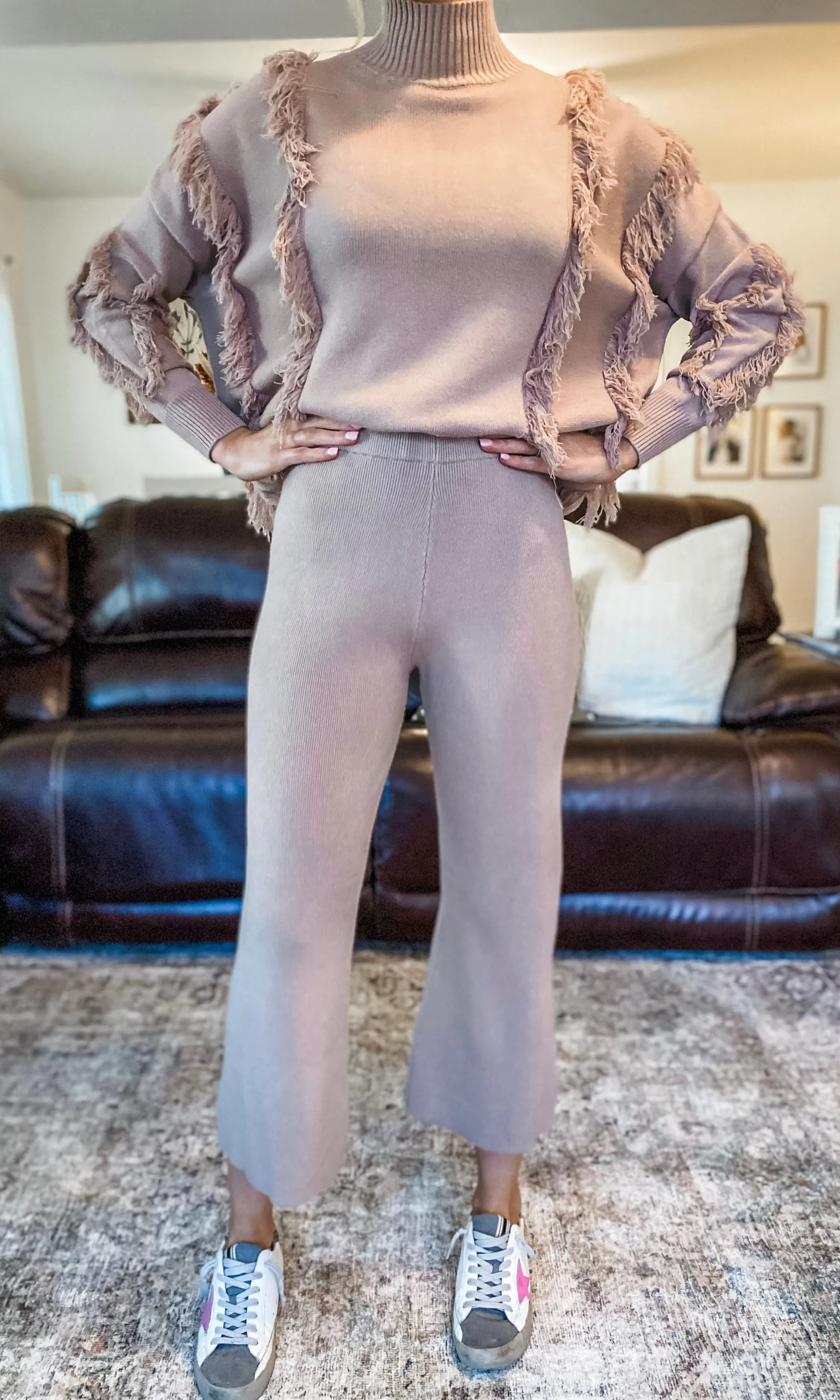 Hazelnut Knit Pants