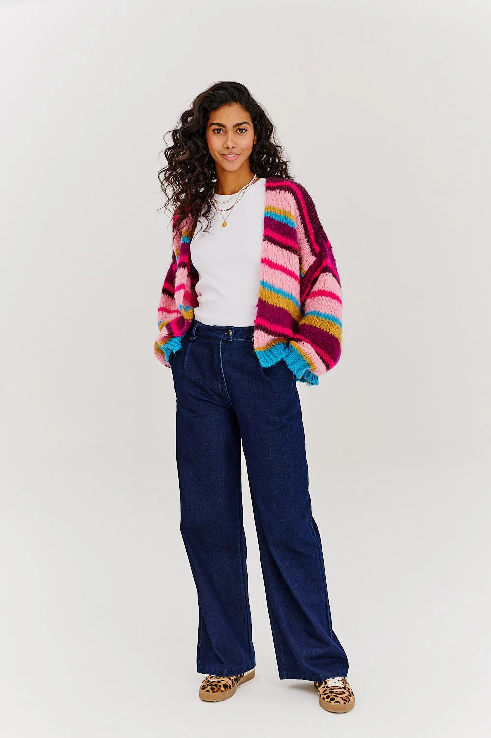 Heartbeat cardigan