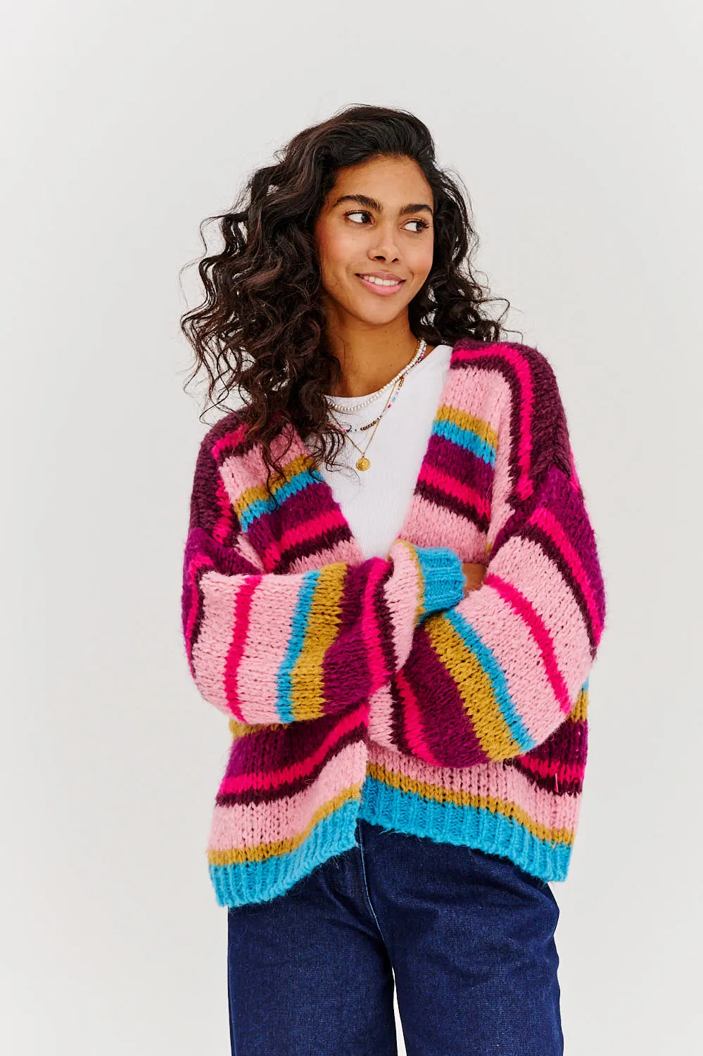 Heartbeat cardigan