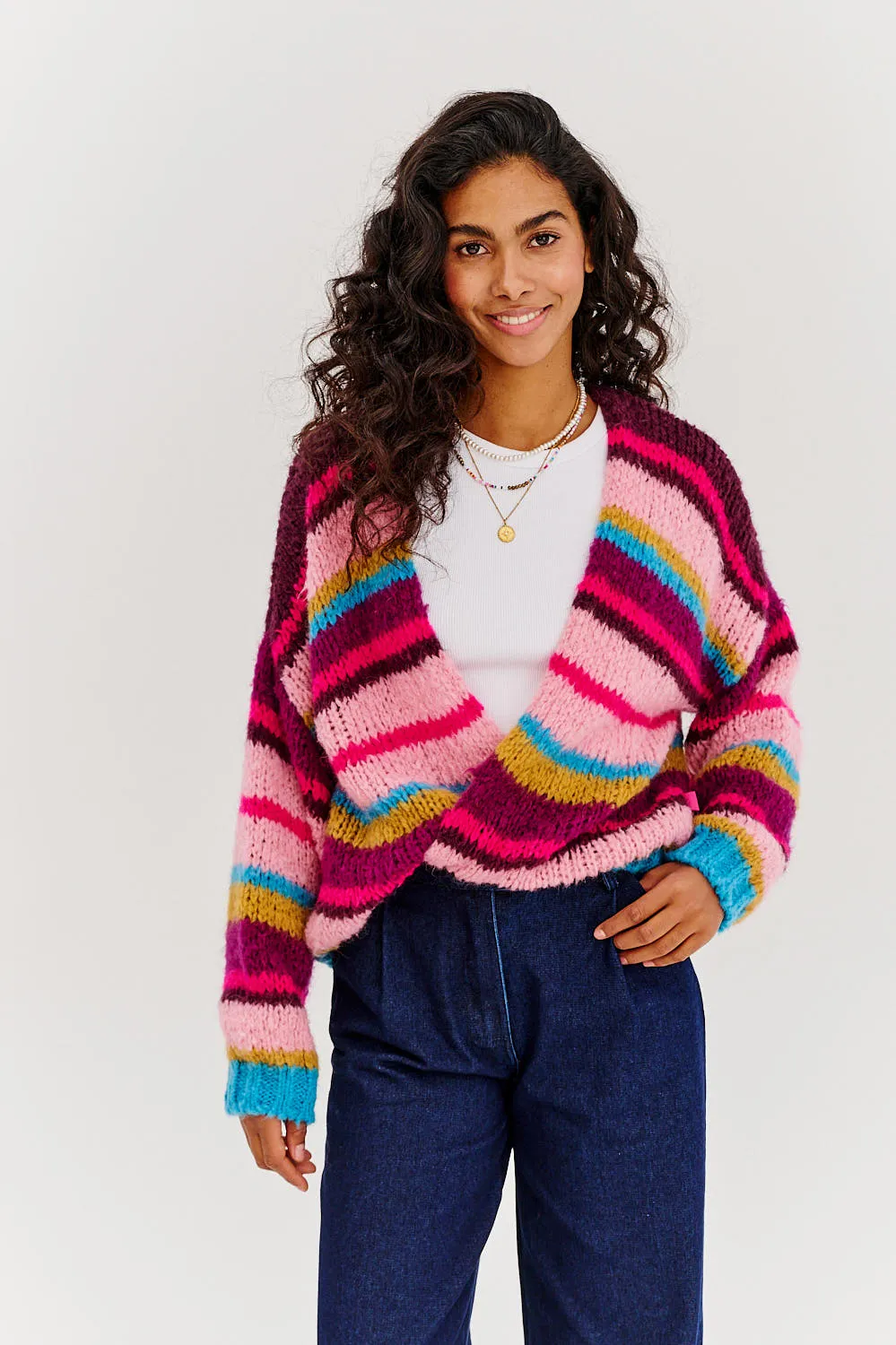 Heartbeat cardigan
