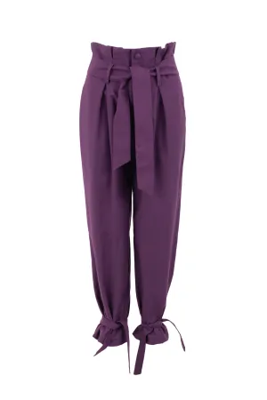 High Waist Belted Trousers