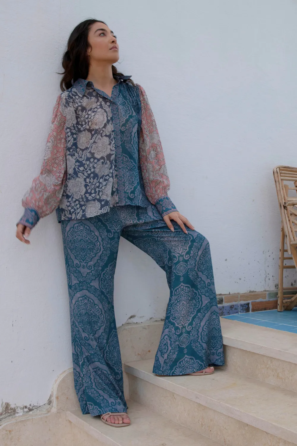 Kachel Emilia Pant Indigo Henna