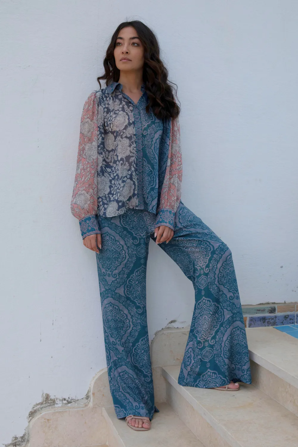 Kachel Emilia Pant Indigo Henna