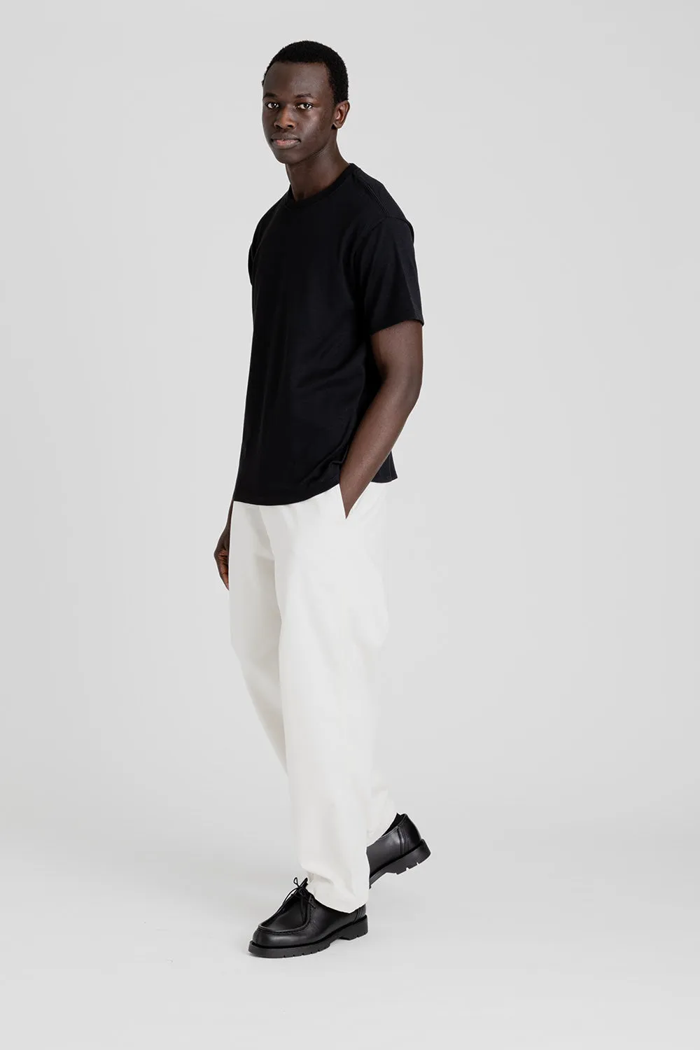 Loopwheel Coolmax Jersey Tees - Black