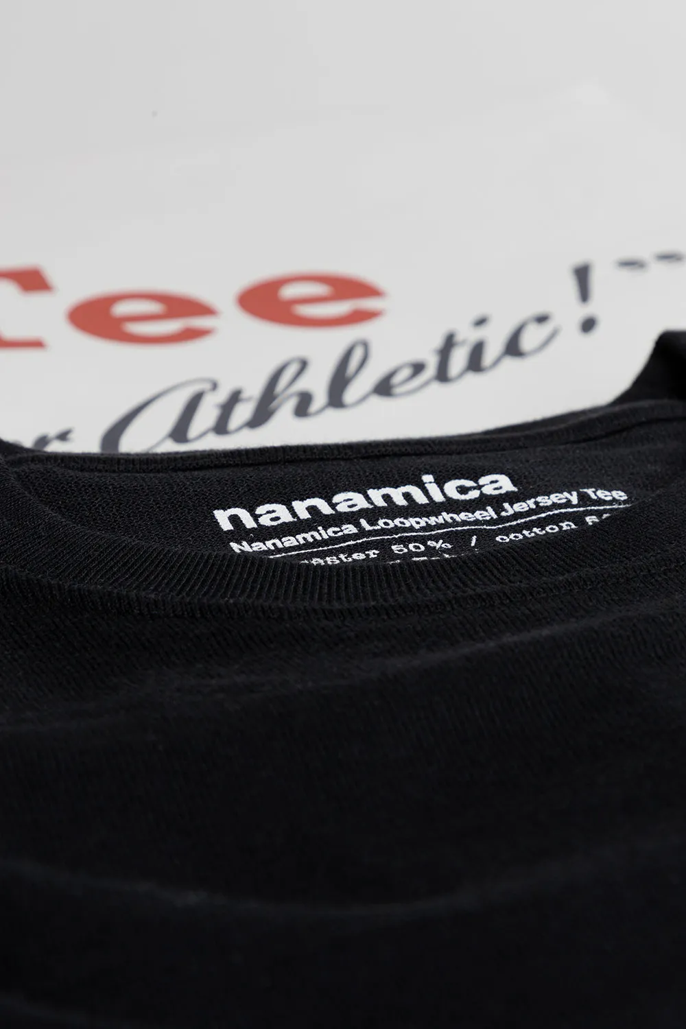 Loopwheel Coolmax Jersey Tees - Black