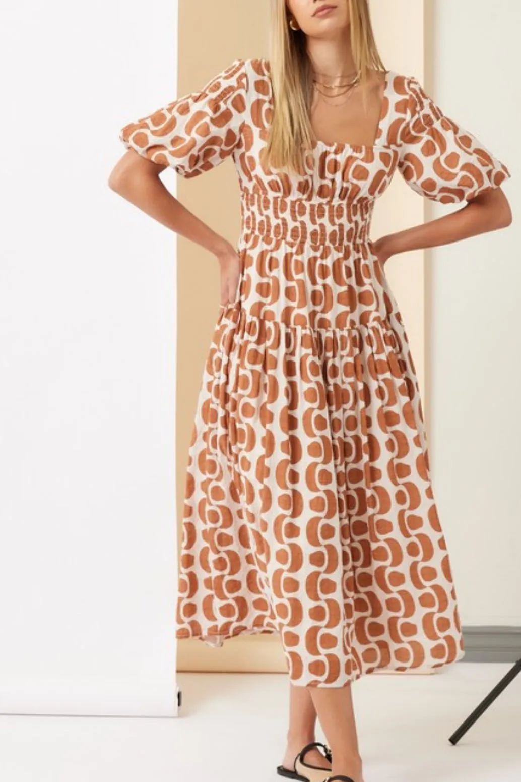 Madi Printed Dress