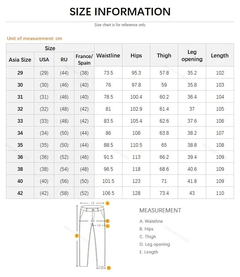 Men's Elastic Cotton Jeans Fashion Gray Comfortable Business Straight Casual Pants