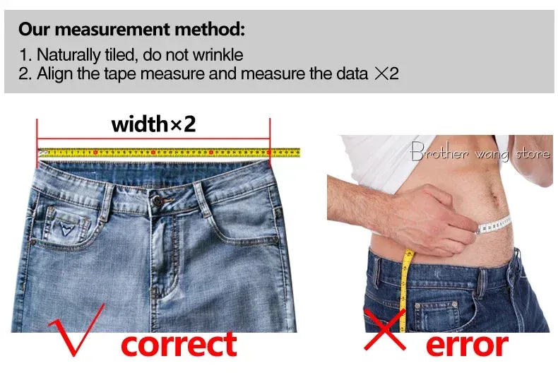 Men's Elastic Cotton Jeans Fashion Gray Comfortable Business Straight Casual Pants