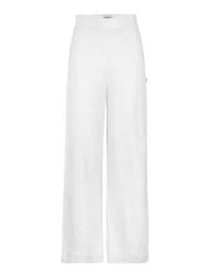Molly Linen Pants, White