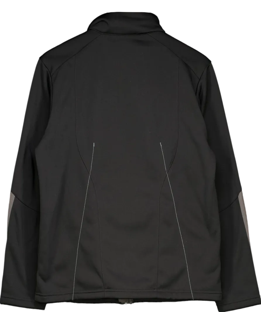 North End Sports Black Zip Track Jacket UK S