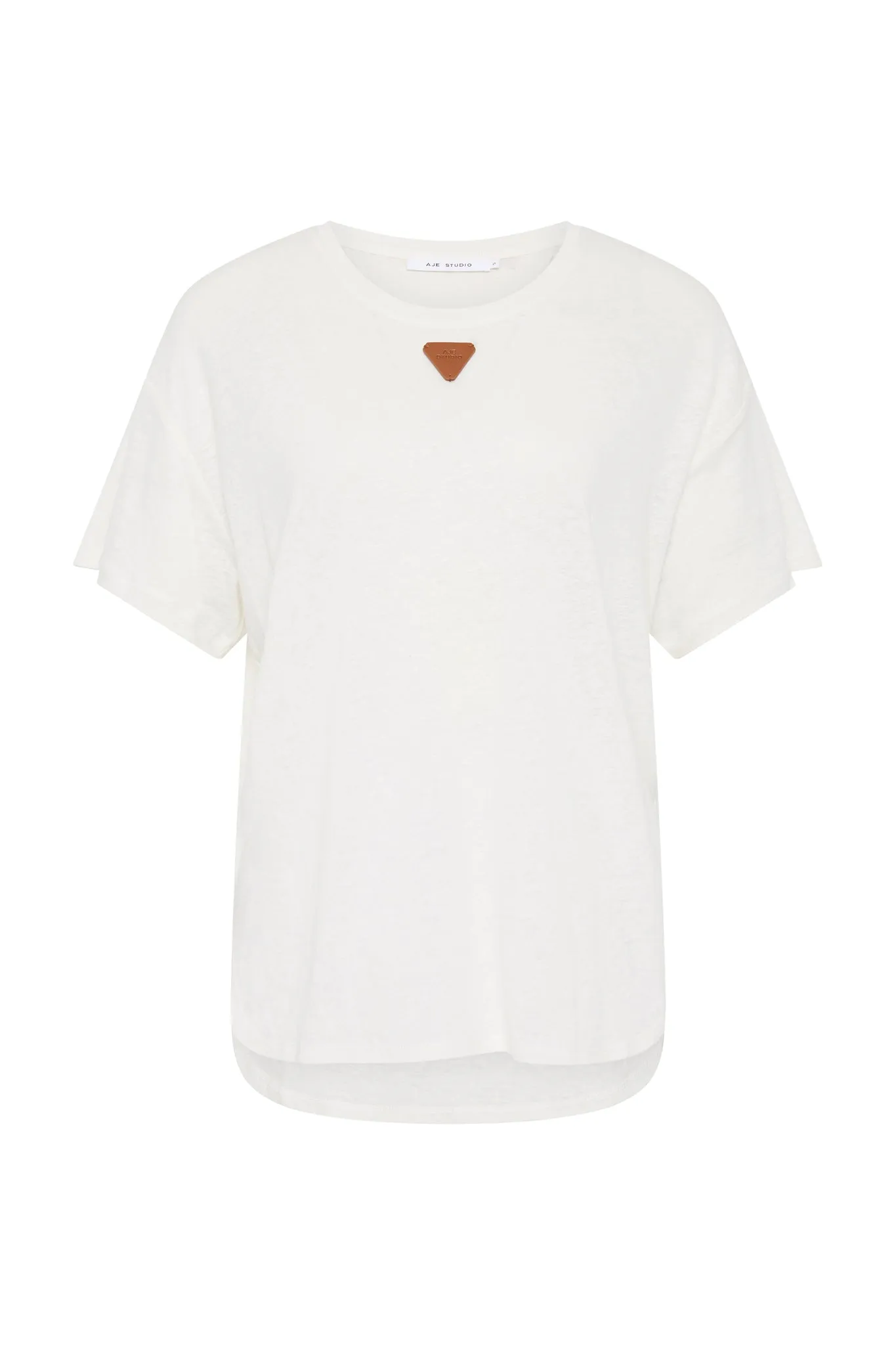 Palm Curved Hem Tee