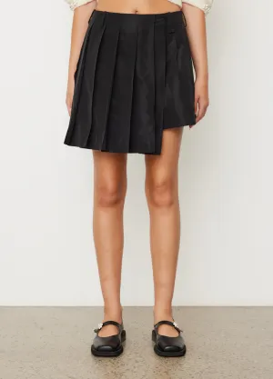 Pleated Front Skort