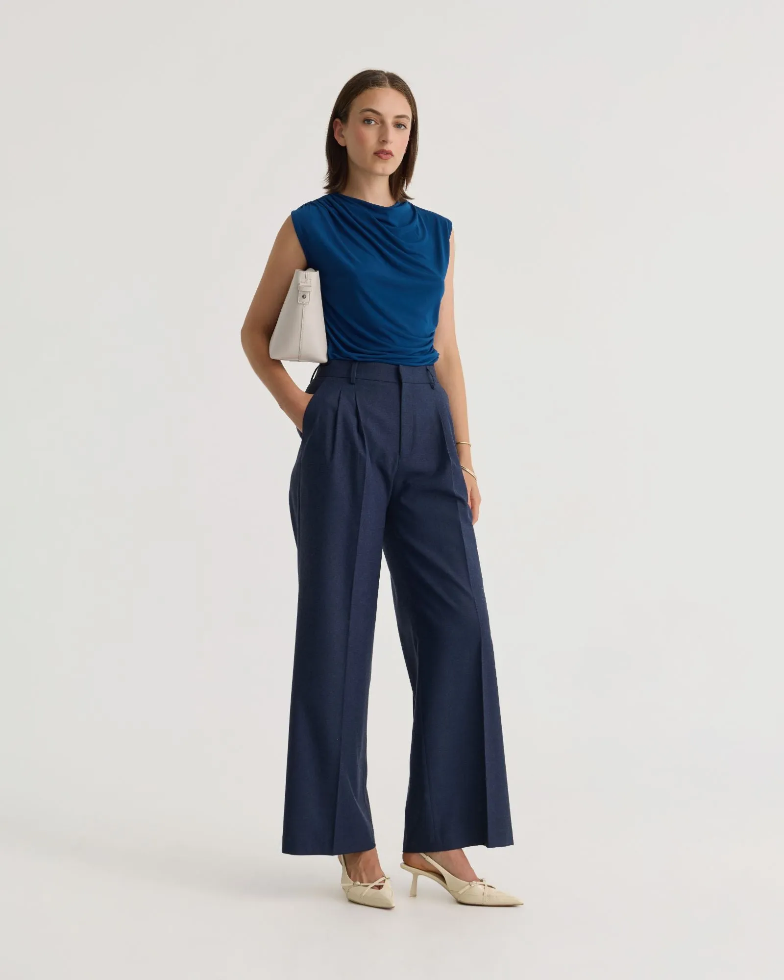 Sonia Pleat Front Eco Pants