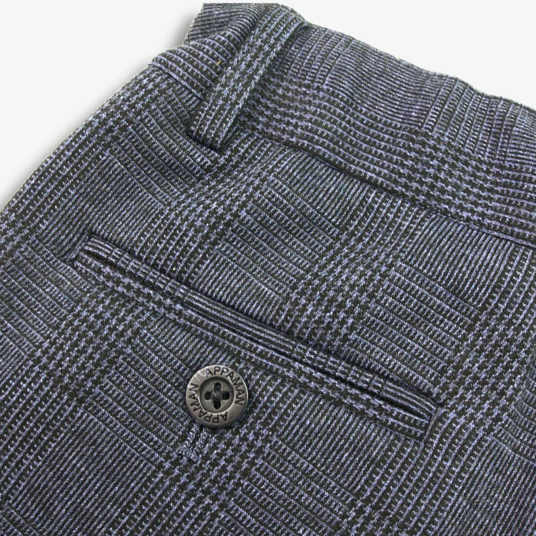 Stretchy Suit Pant | Indigo Wales Check