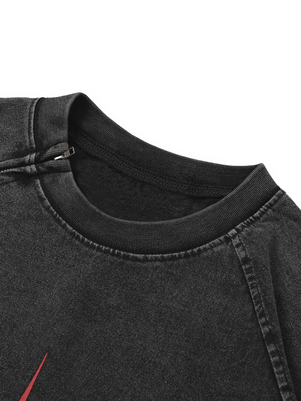 Thesupermade Metal Zip Graphic T-shirt