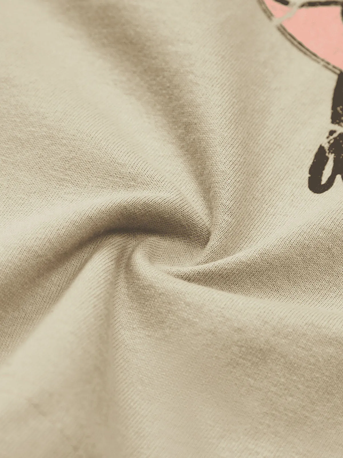 Thesupermade Pencil Detail Skull Street Rap T-shirt