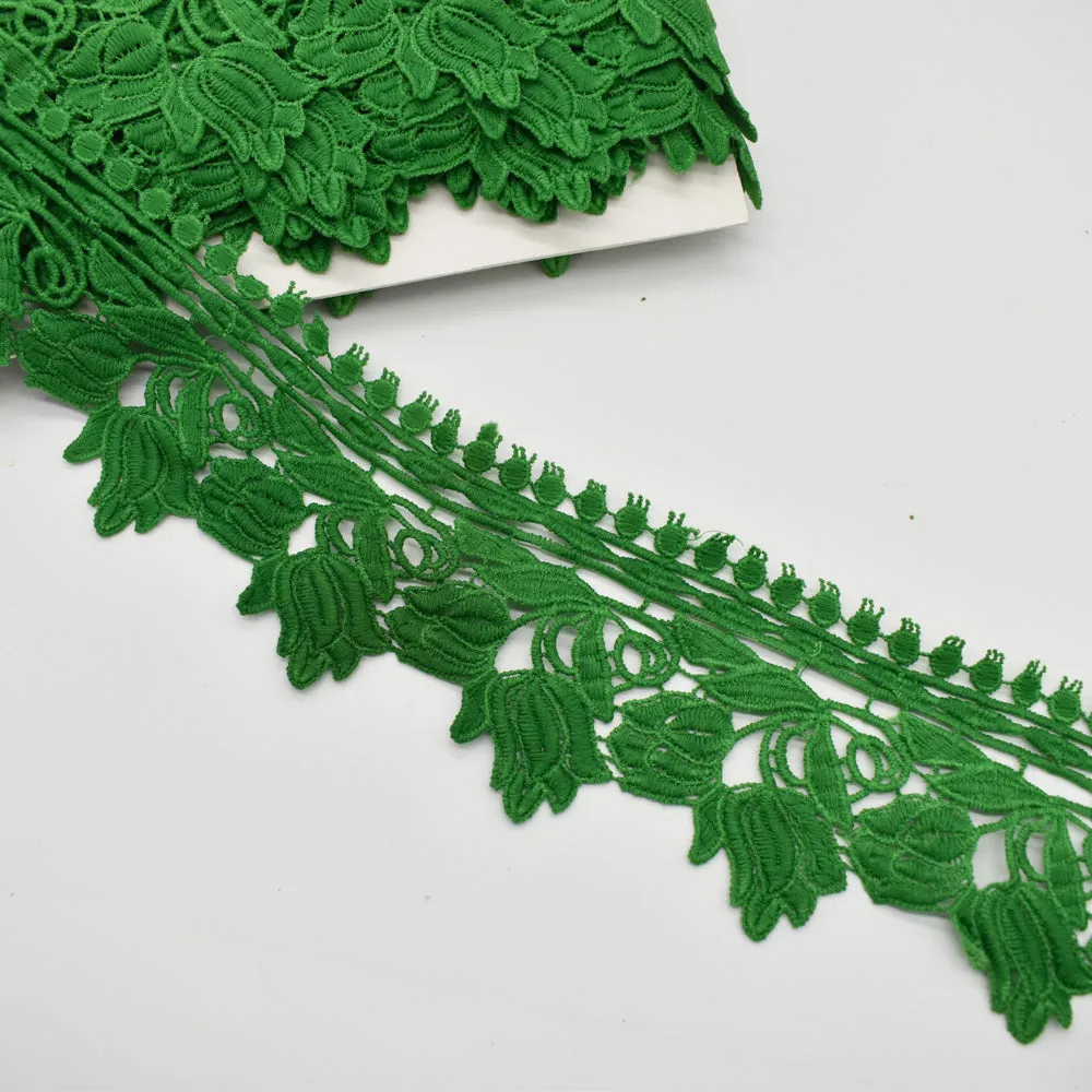 Tulip Guipure Lace Trim 8cm