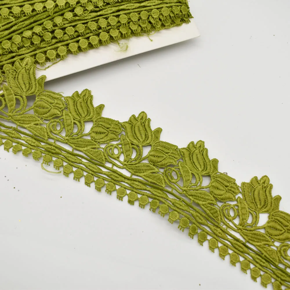 Tulip Guipure Lace Trim 8cm