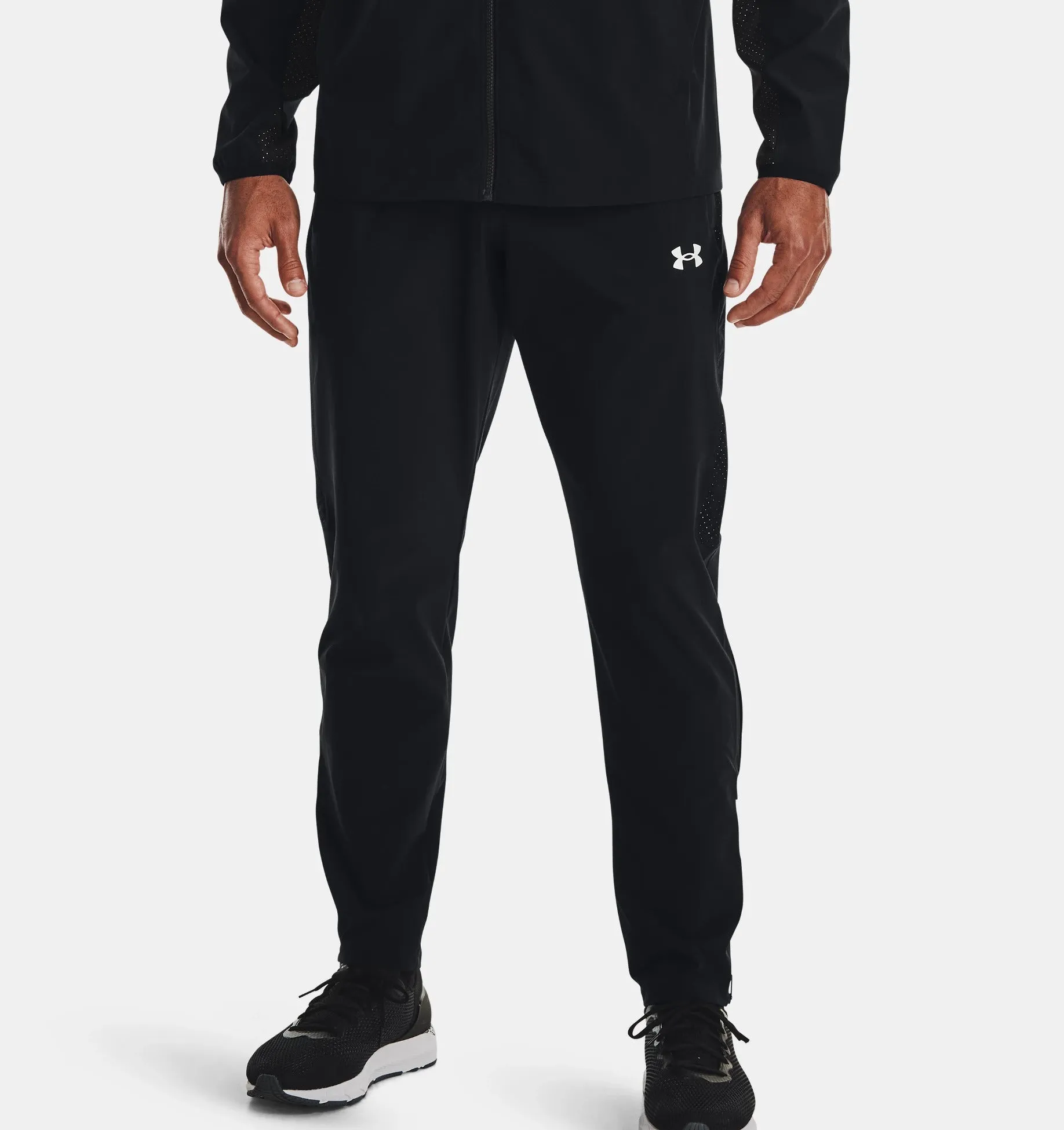 Under Armour Men's UA Squad 3.0 Warm-Up Woven Pants - Midnight Navy, Black
