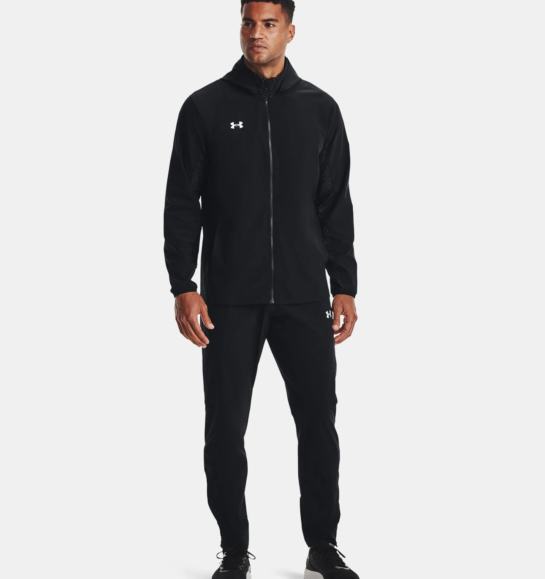 Under Armour Men's UA Squad 3.0 Warm-Up Woven Pants - Midnight Navy, Black