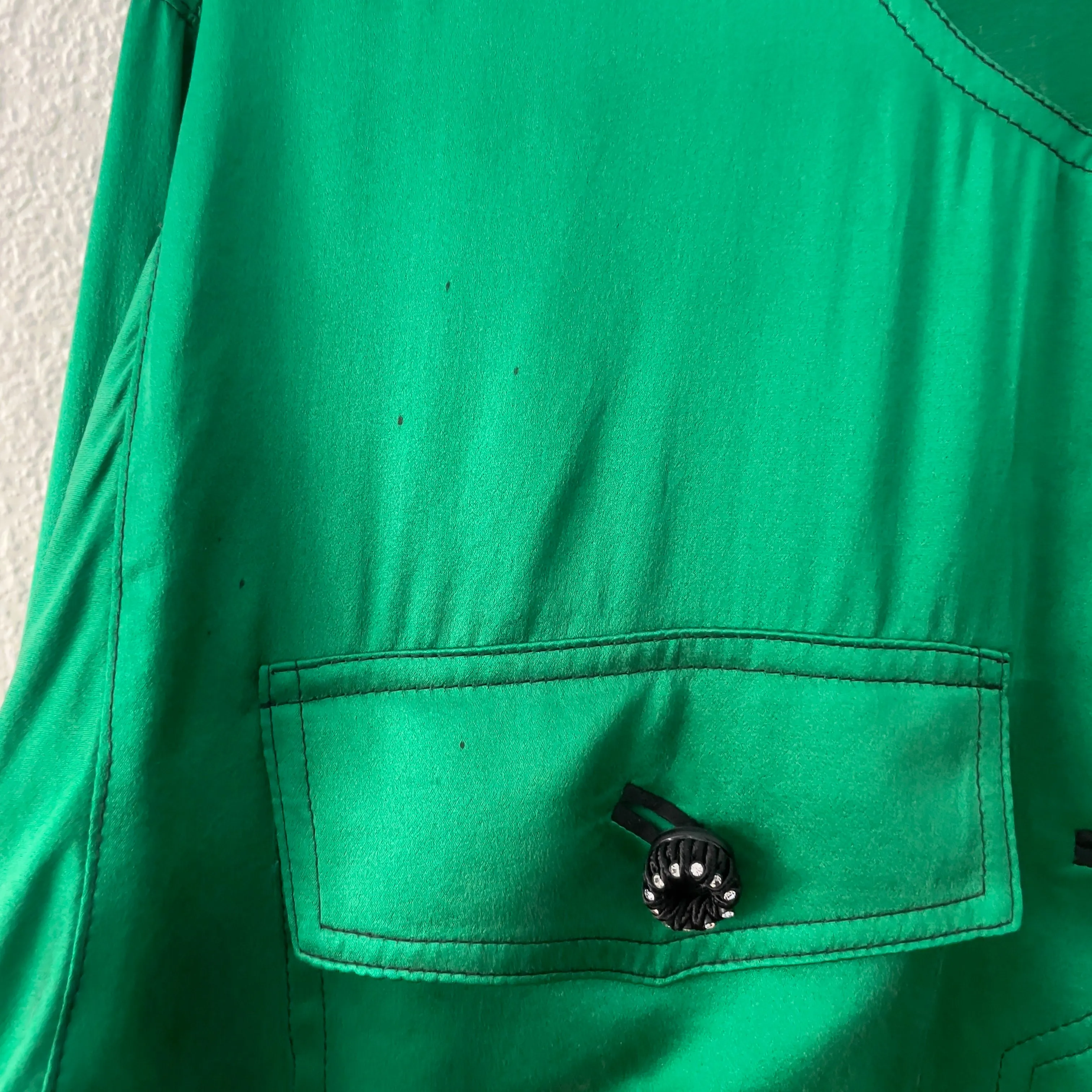Vintage Silk Dress Coat - Teutloff