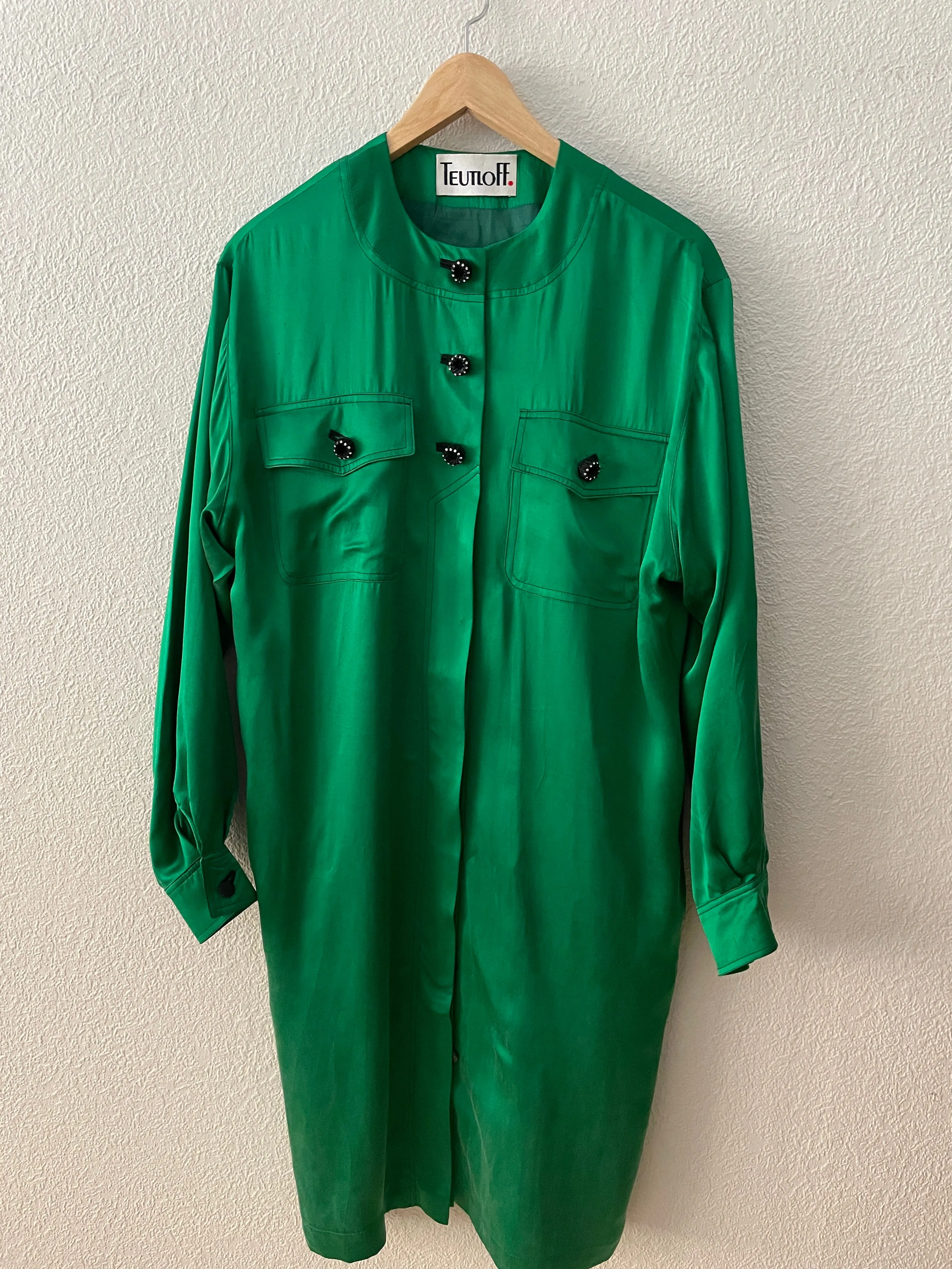 Vintage Silk Dress Coat - Teutloff