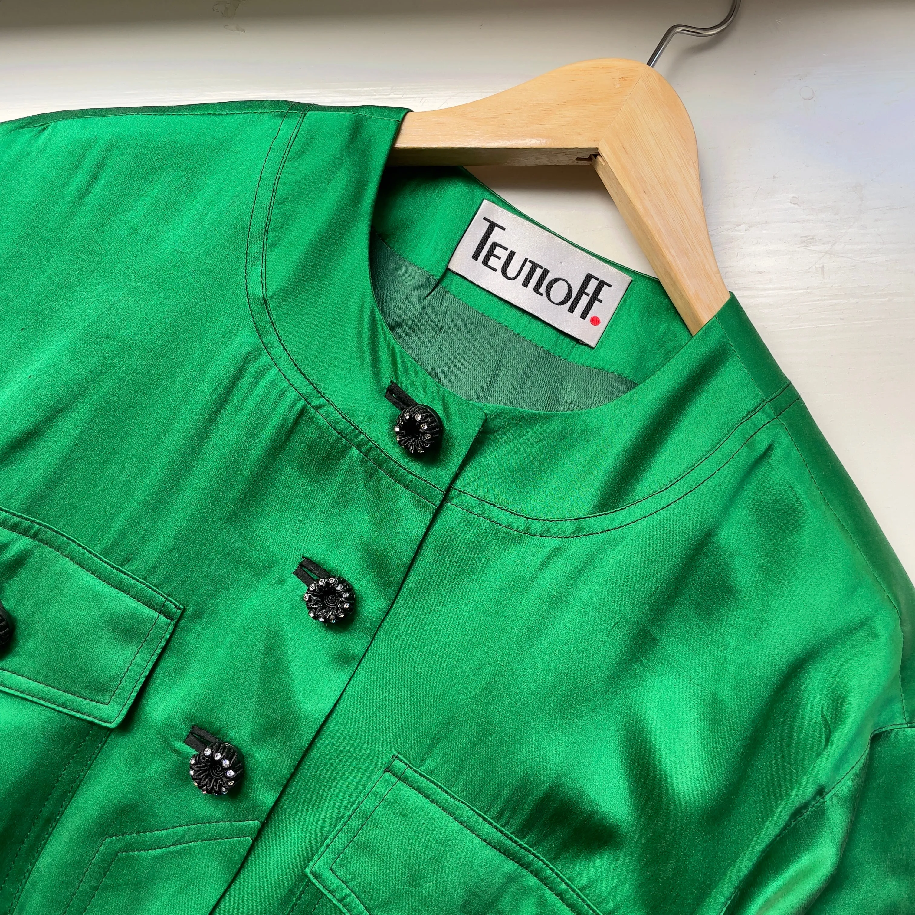 Vintage Silk Dress Coat - Teutloff