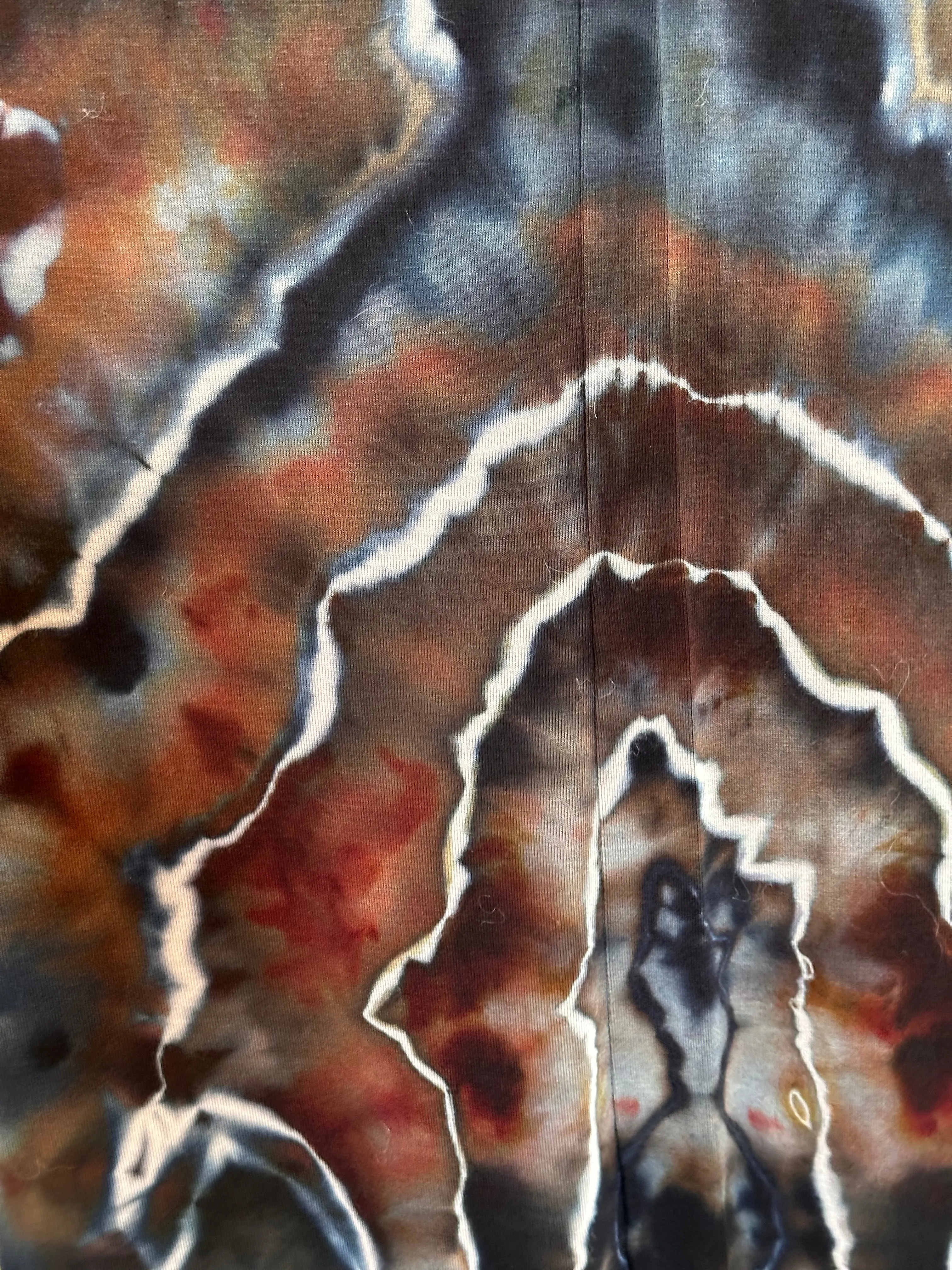 Women’s Large Tall Geode Palazzo Pants with Pockets in ‘Turkey Tail Mushroom’